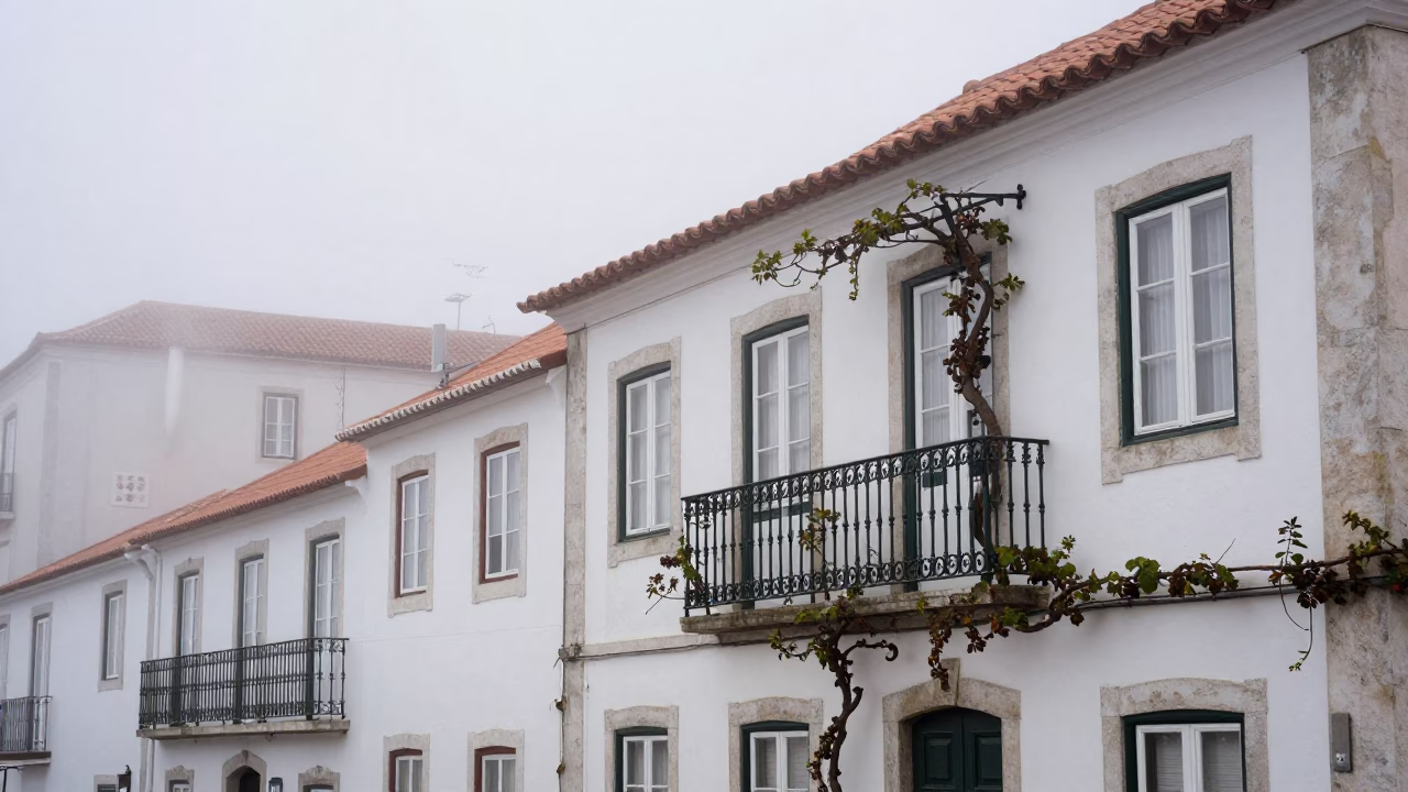 Alfama Balcony in Lisbon in in Lisbon, Portugal