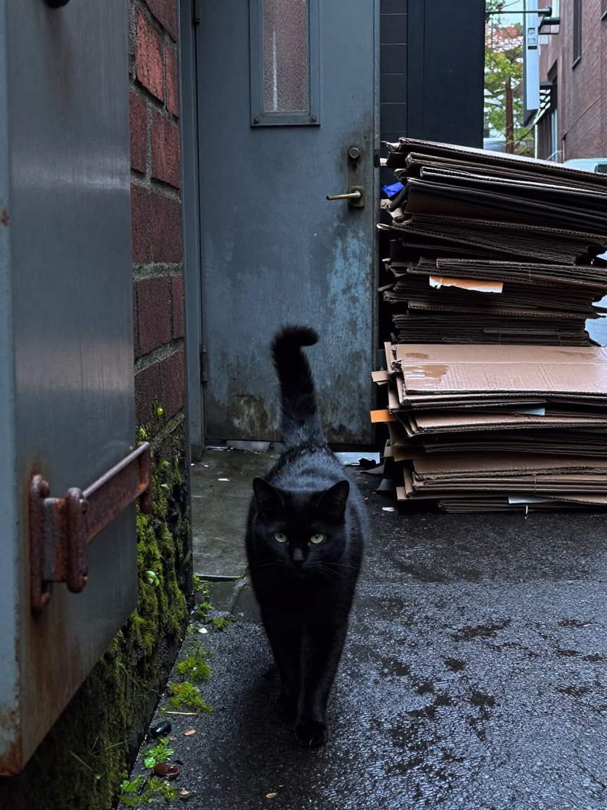 Alley Clutter in Seattle in in Seattle, Washington, United States