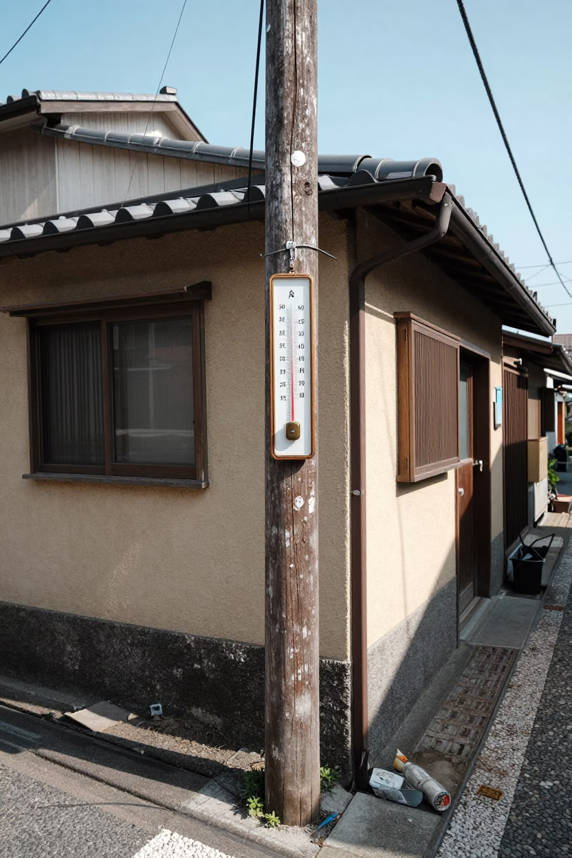 Alley Corner in Fukuoka in in Fukuoka, Japan
