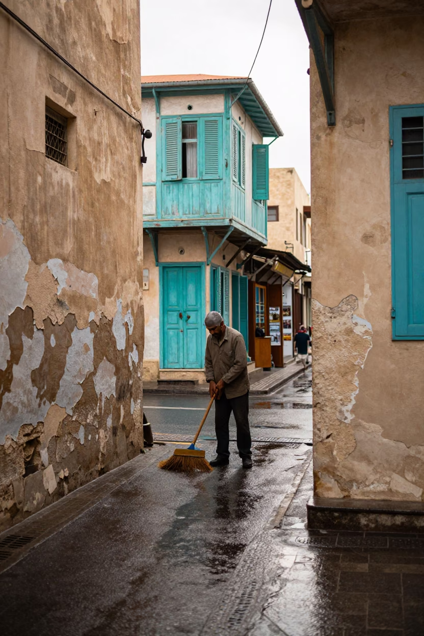 Alley Entrance in Alexandria in in Alexandria, Egypt