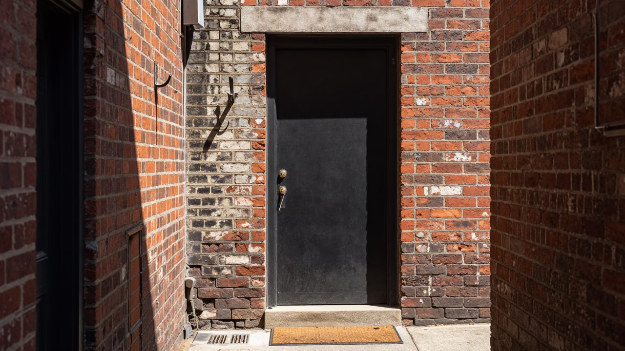 Alley Entrance in Nashville in in Nashville, Tennessee, United States