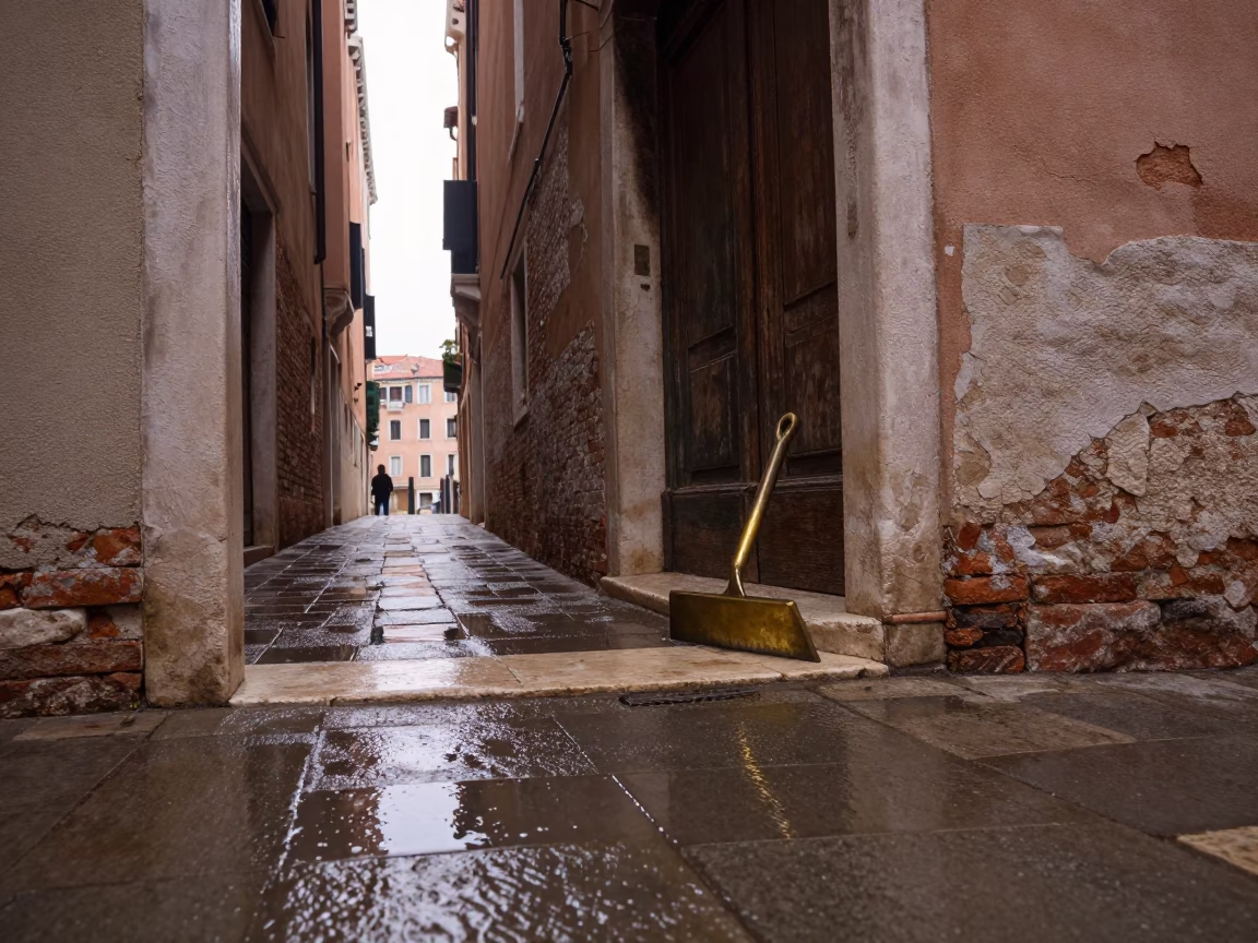 Alley Entrance in Venice in in Venice, Italy