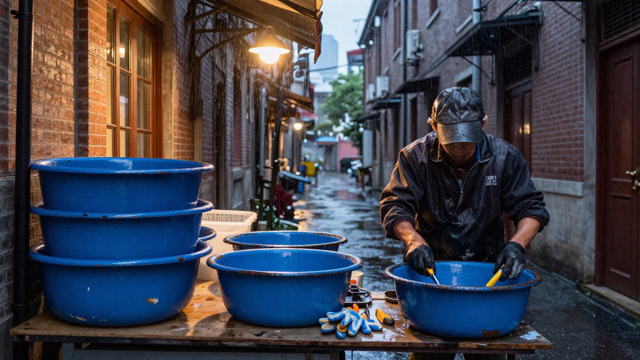 Alley Stall in Shanghai in in Shanghai, China