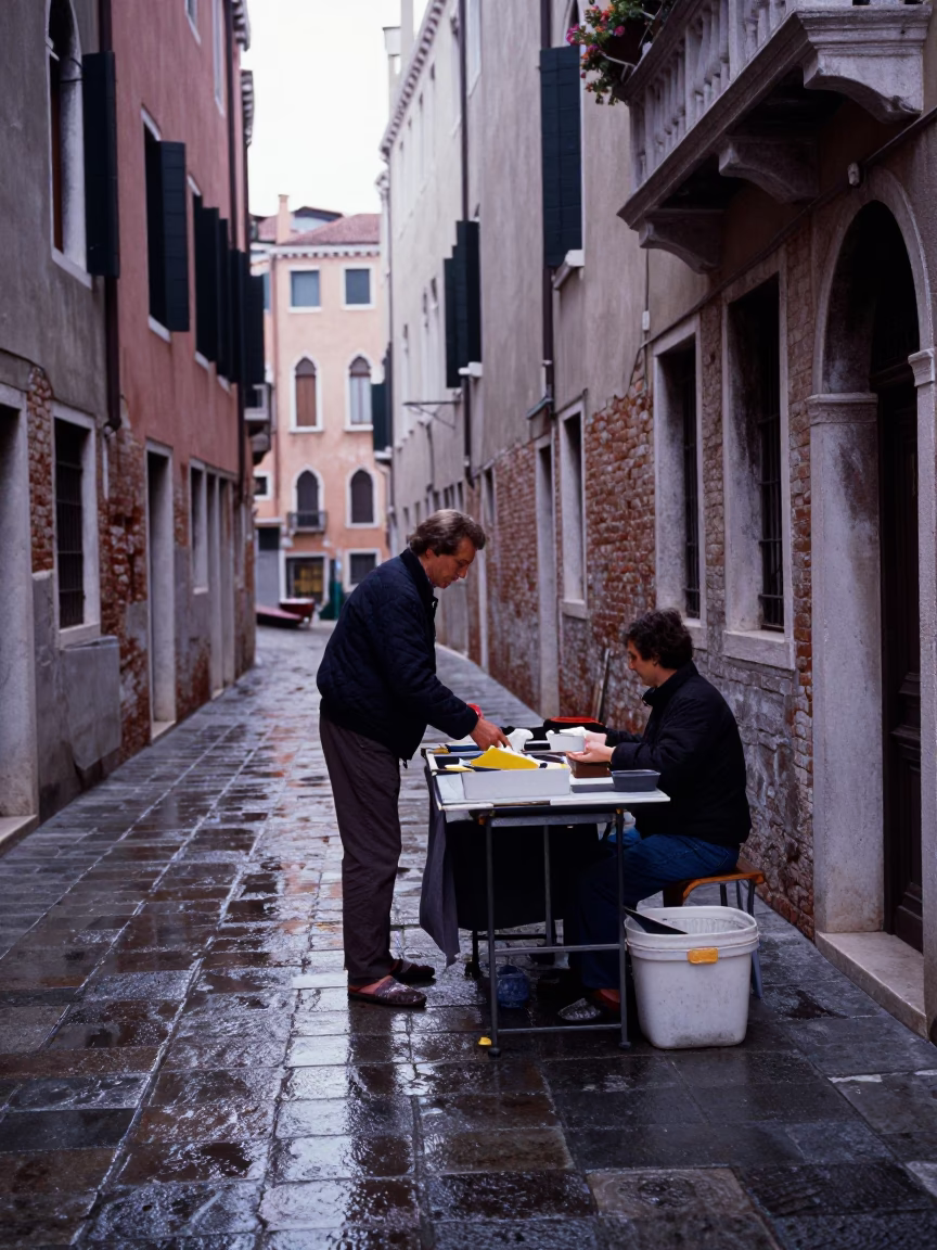 Alley Stall in Venice in in Venice, Italy