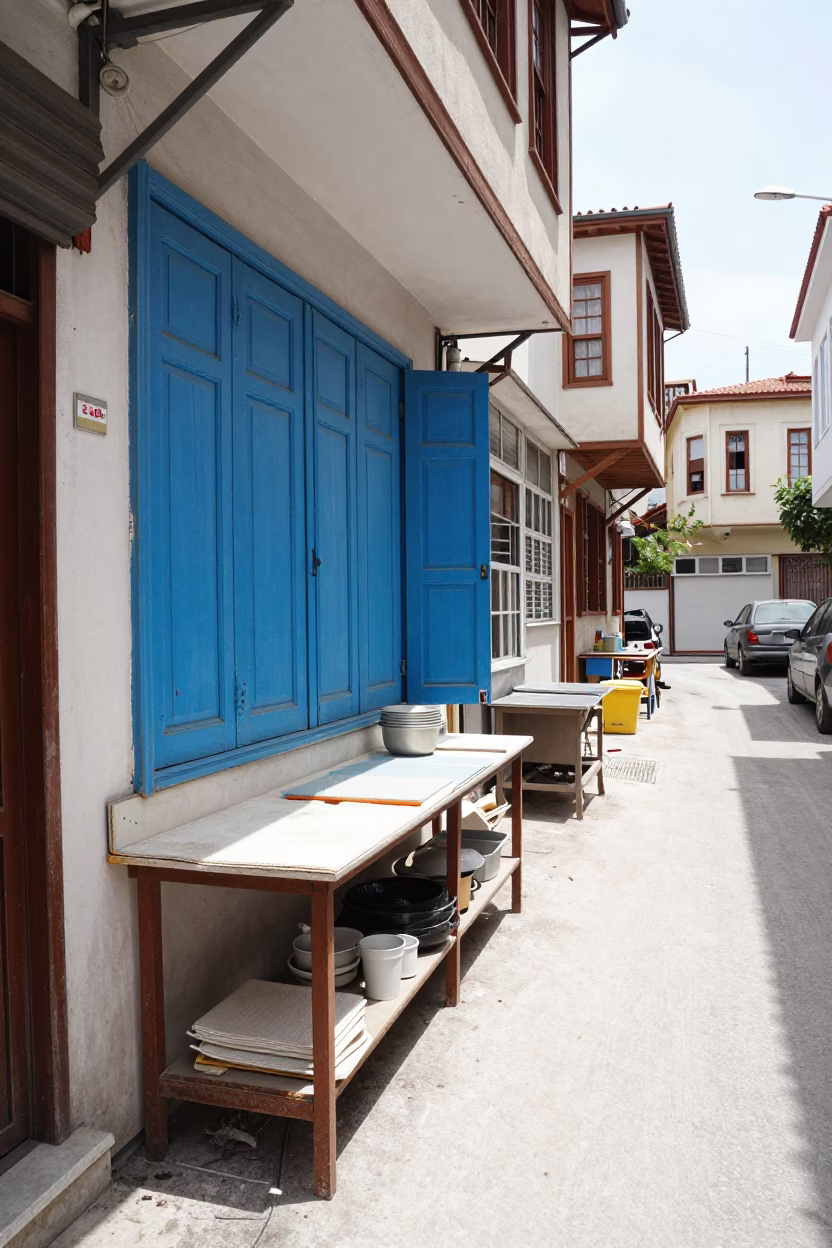Alley Workbench in Izmir in in Izmir, Turkey
