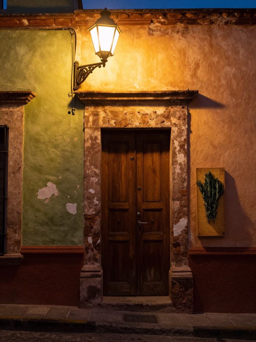 Alleyway Door in Merida in in Merida, Mexico