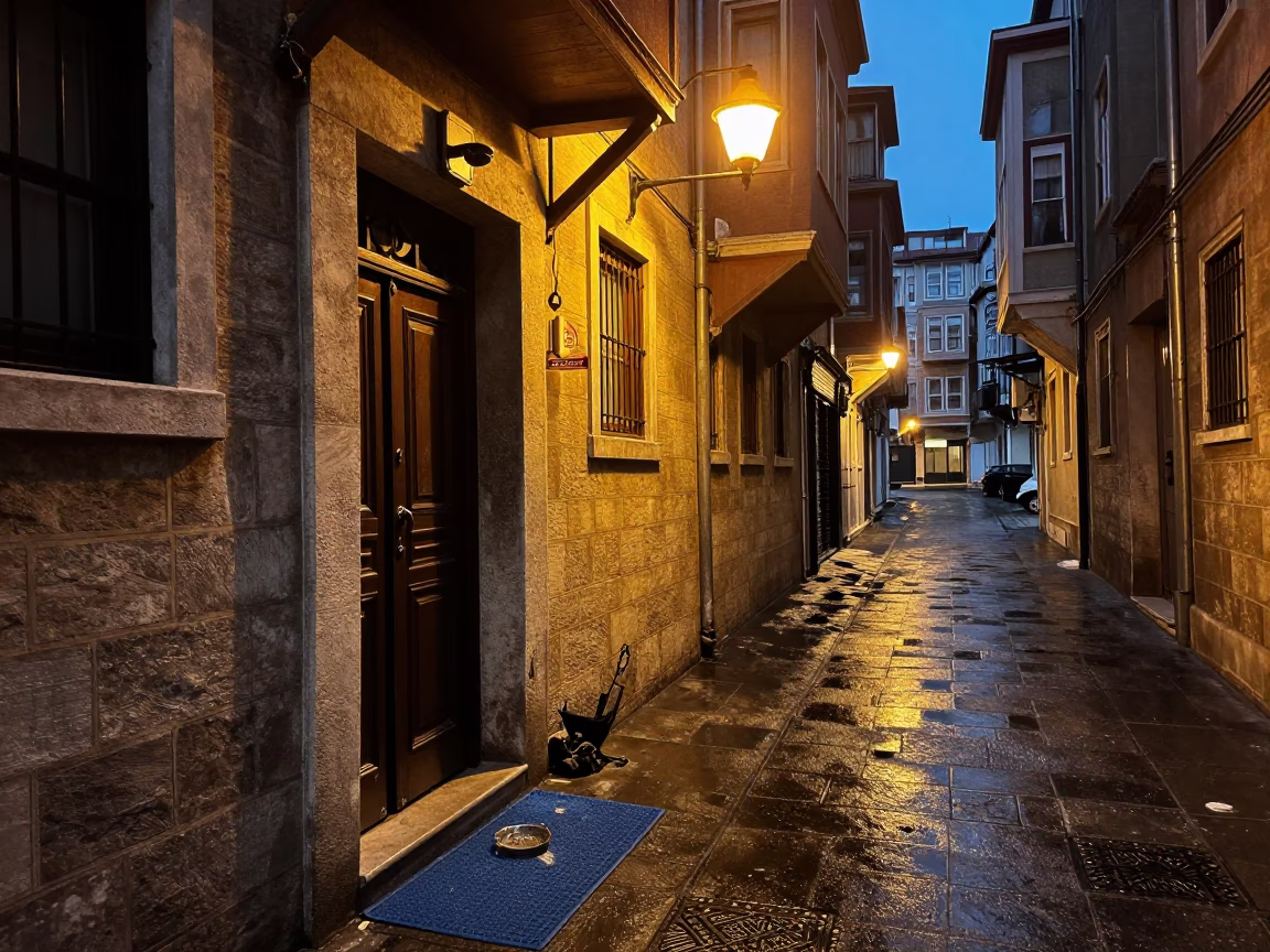 Alleyway Entrance in Istanbul in in Istanbul, Turkey