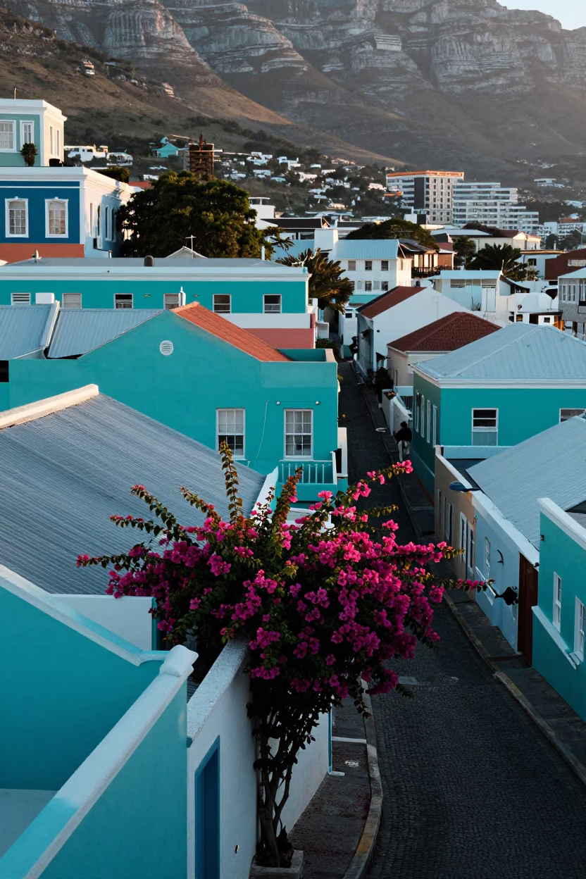 Alleyway in Cape Town in in Cape Town, South Africa