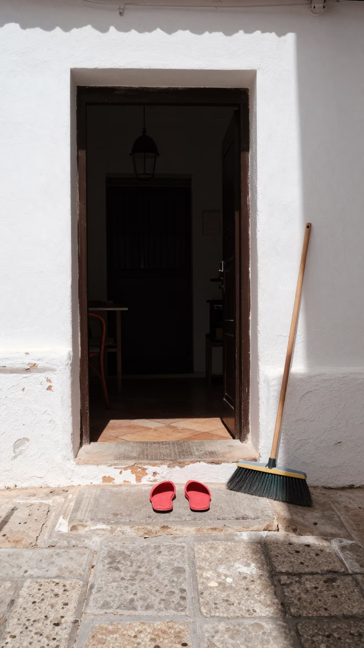 Alleyway Threshold in Granada in in Granada, Spain