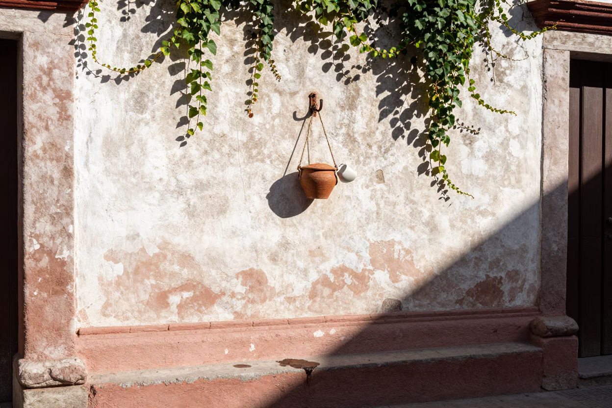 Alleyway Wall in Merida in in Merida, Mexico