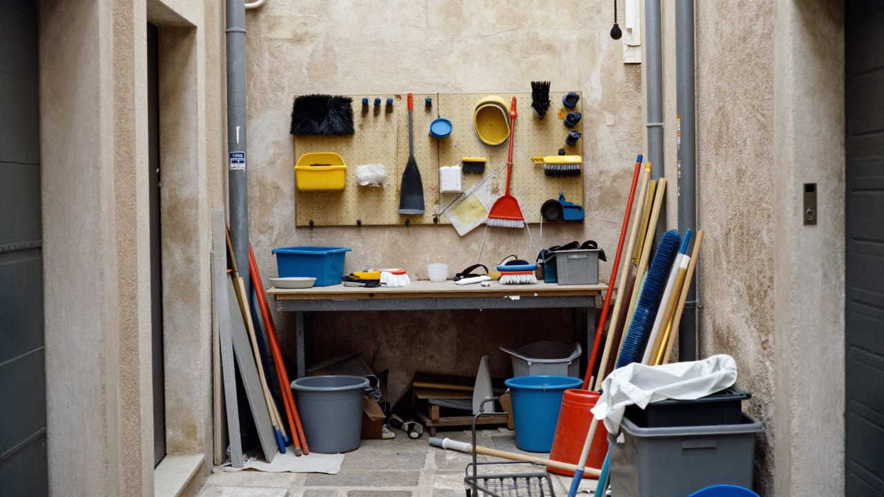 Alleyway Workspace in Marseille in in Marseille, France