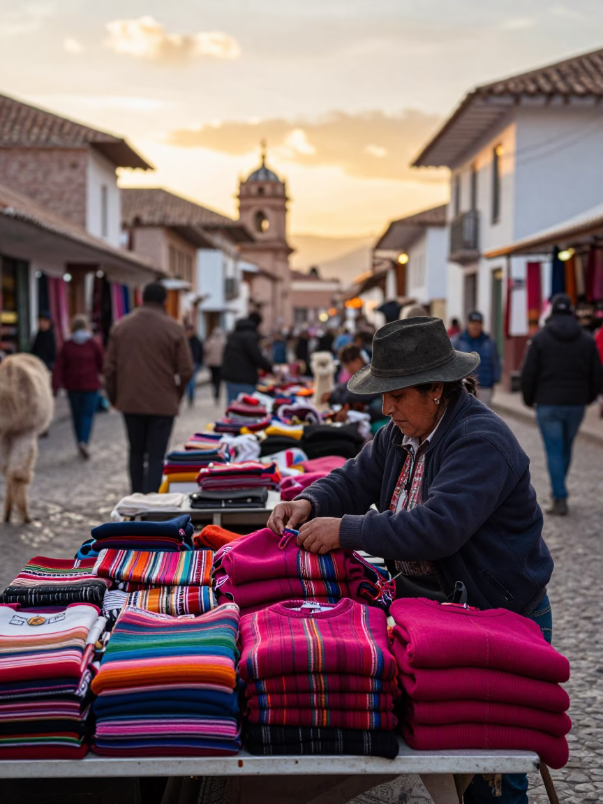 Alpaca Goods in Cusco in in Cusco, Peru