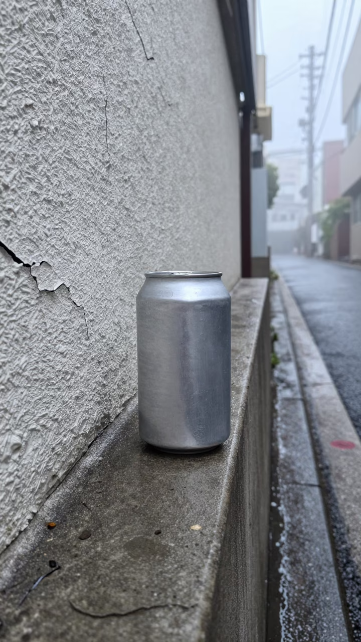 Aluminum Canister in Tokyo in in Tokyo, Japan