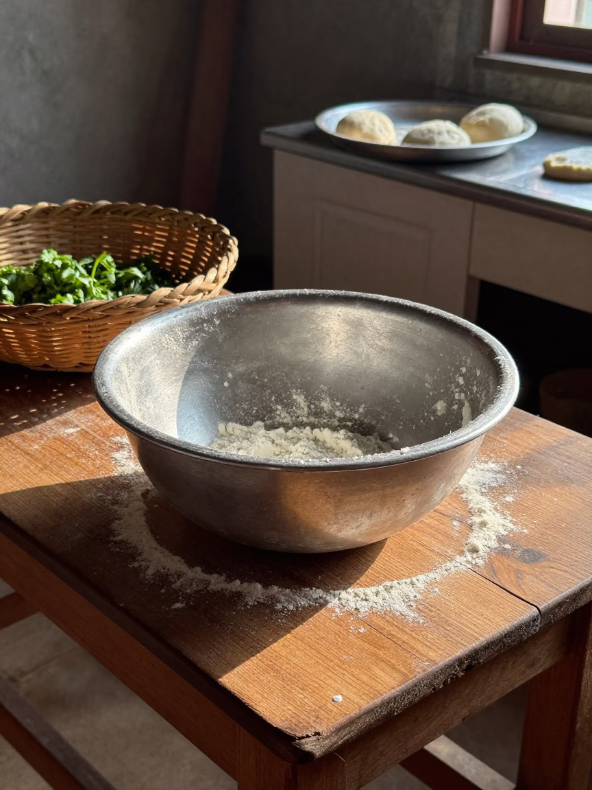 Aluminum Mixing Bowl in Kathmandu in in Kathmandu, Nepal