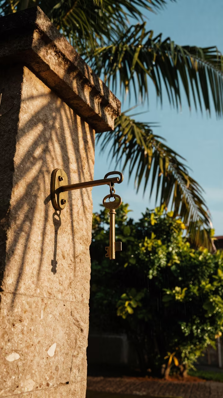 Amber Key Rail Under Monsoon Canopy Mombasa in beneath a porte cochere at arrival near Mombasa