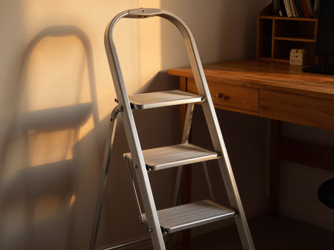 Amber Sunset Ladder on Desk Near Kasama in on a writing desk near Kasama
