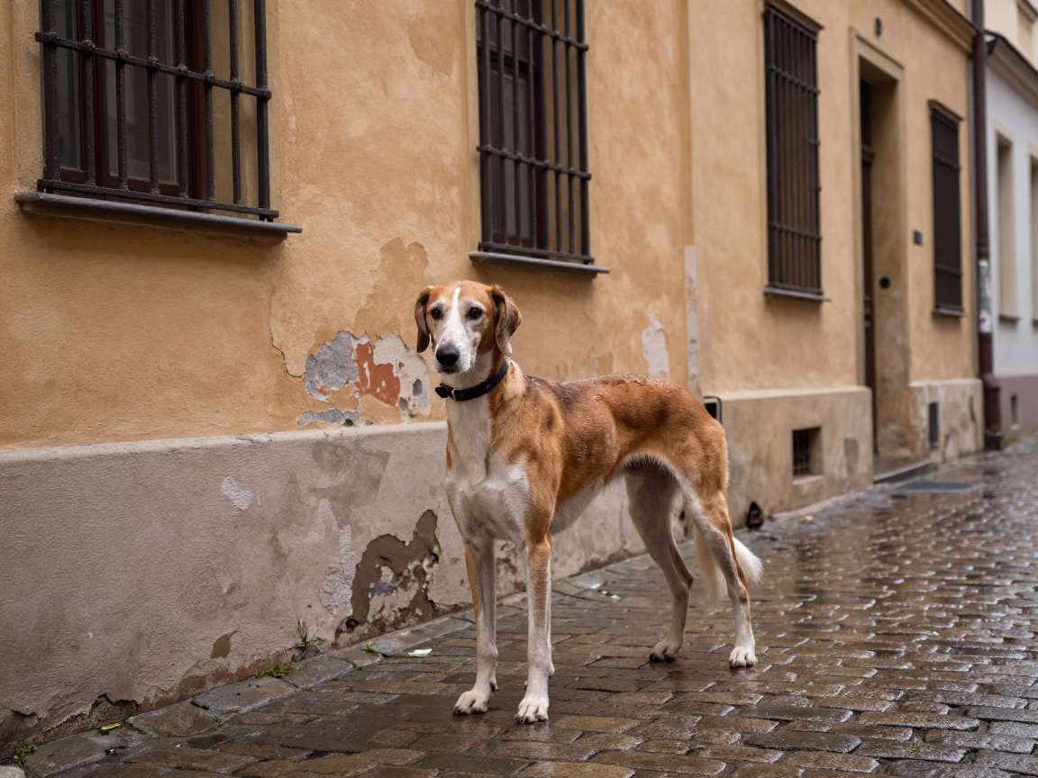 American Foxhound in Budapest in in Budapest, Hungary
