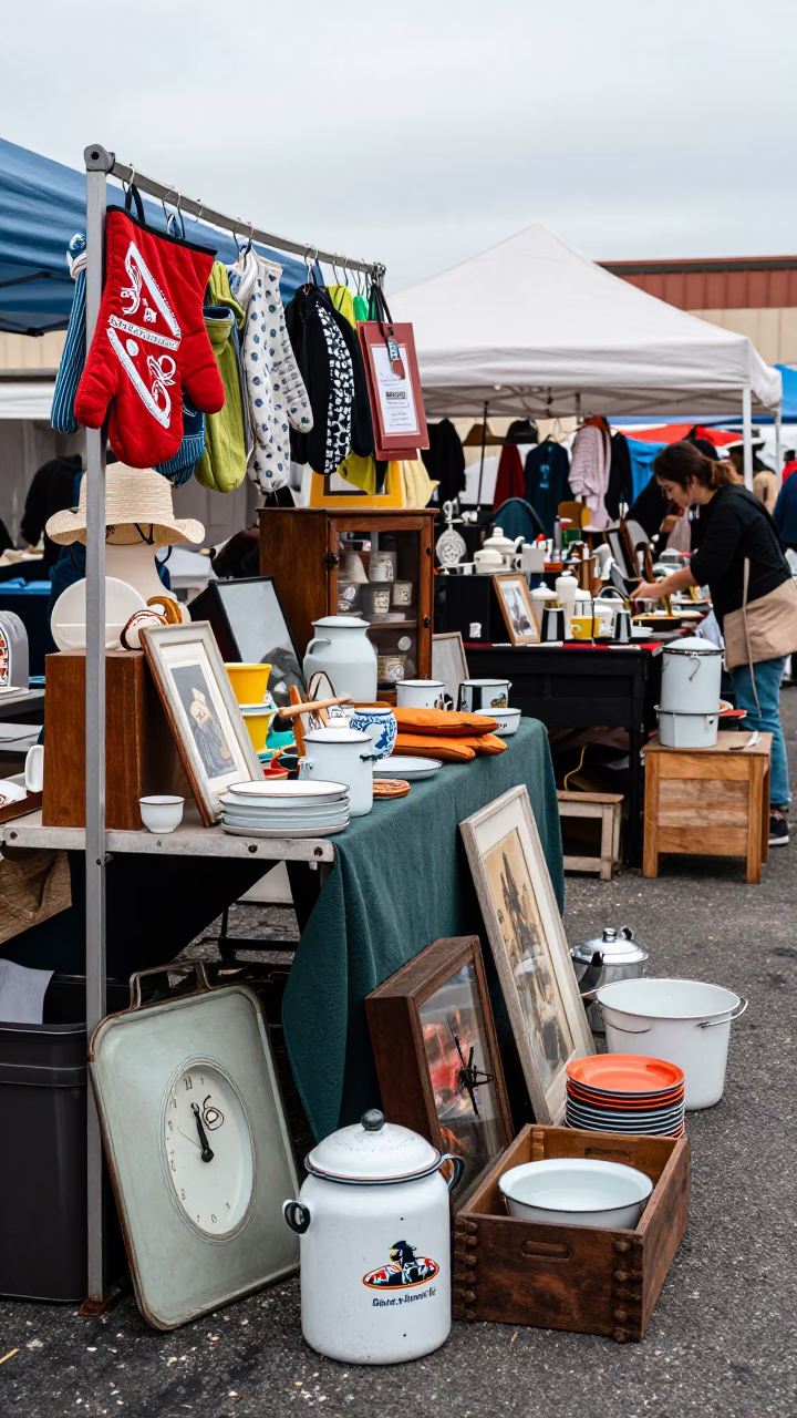 Antique Stall in San Diego in in San Diego, California, United States