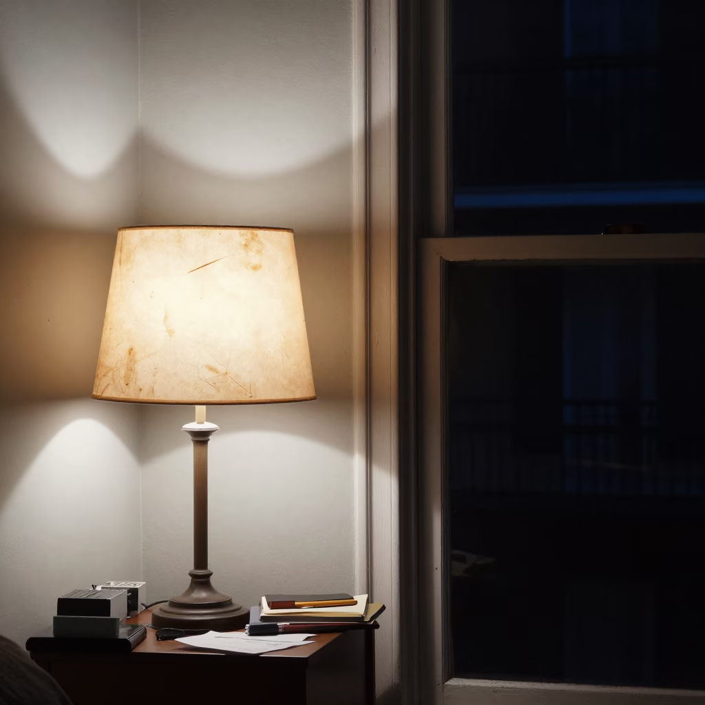 Apartment Interior in New Orleans at Deep In The Night Light in in New Orleans, Louisiana, United States