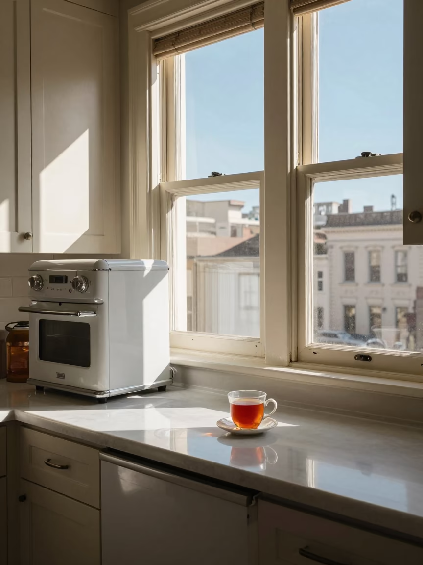 Apartment Interior in San Francisco at Afternoon Light in in San Francisco, California, United States