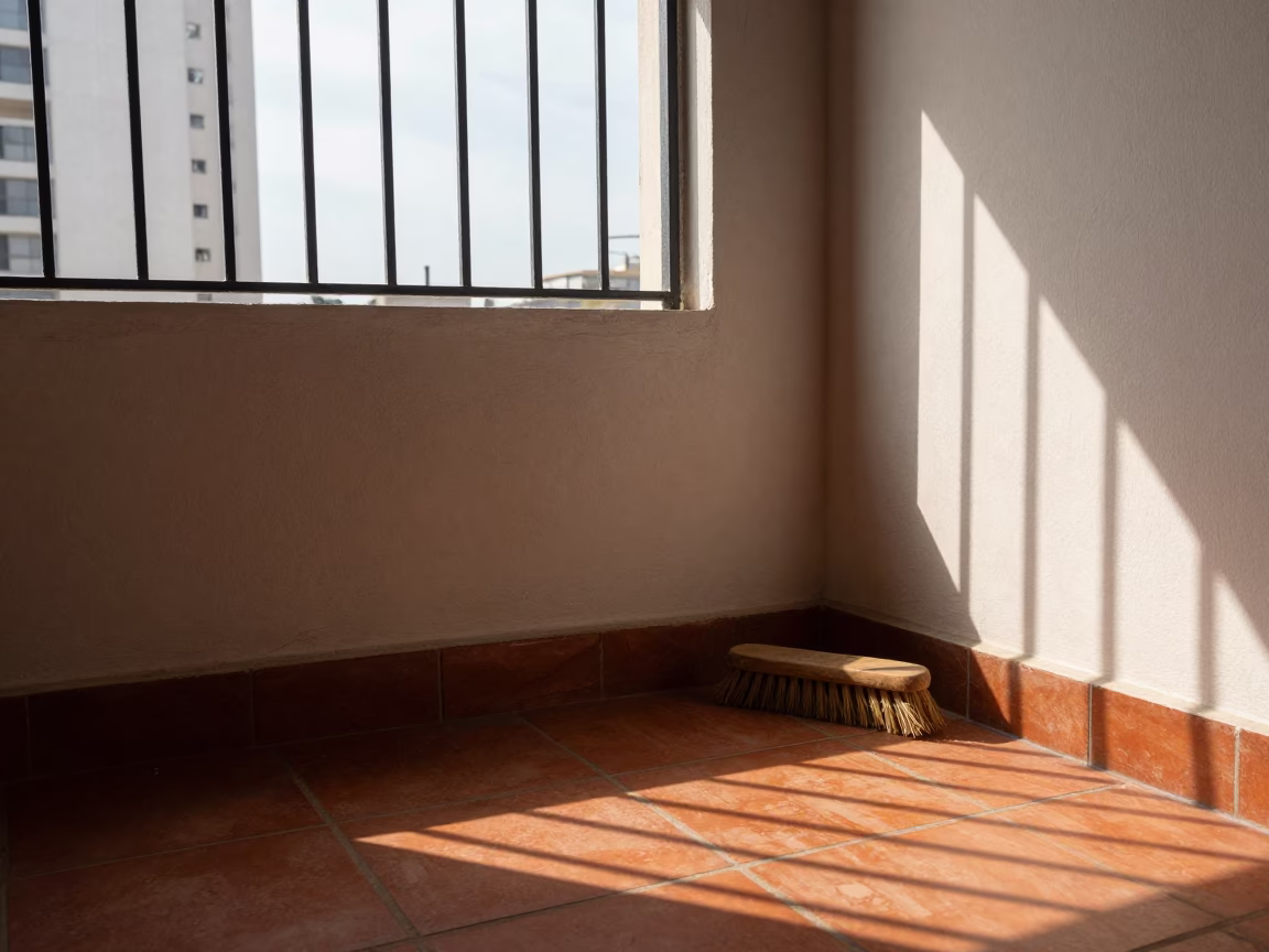 Apartment Interior just after sunrise in São Paulo in in São Paulo, Brazil