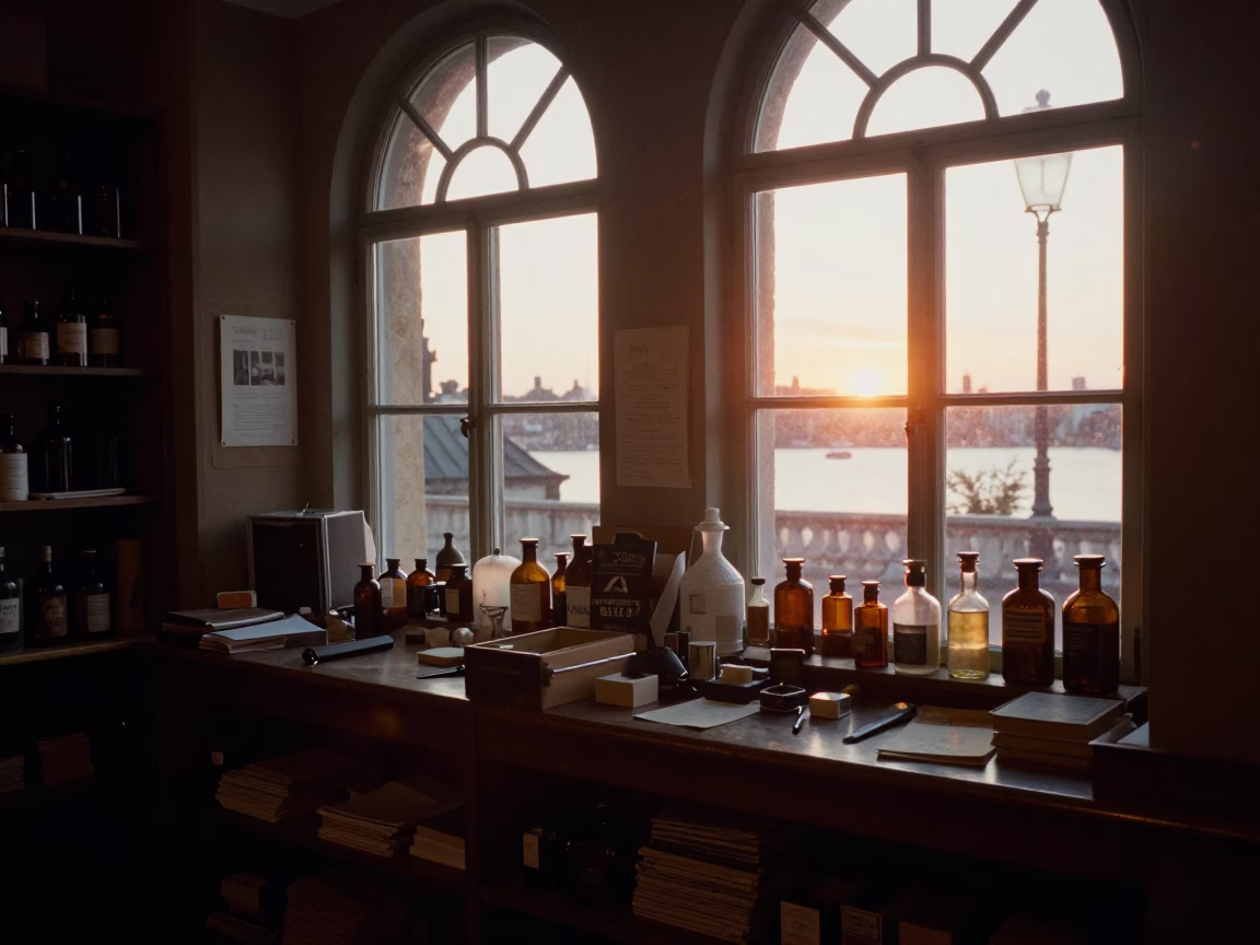 Apothecary Counter in Stockholm in in Stockholm, Sweden