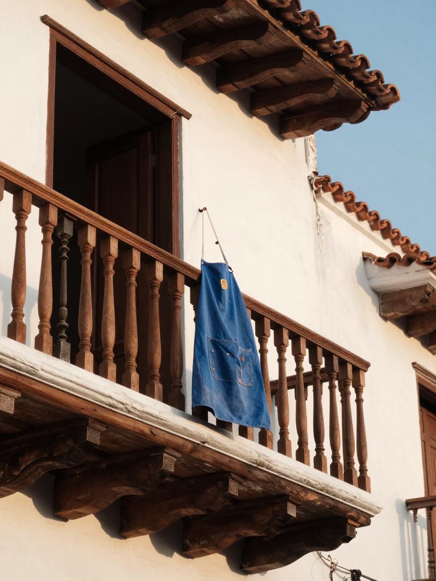 Apron just after sunrise in Cartagena in in Cartagena, Colombia