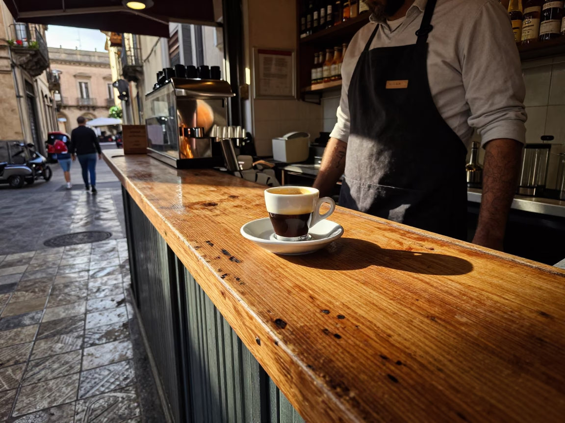 Apron just after sunrise in Palermo in in Palermo, Italy