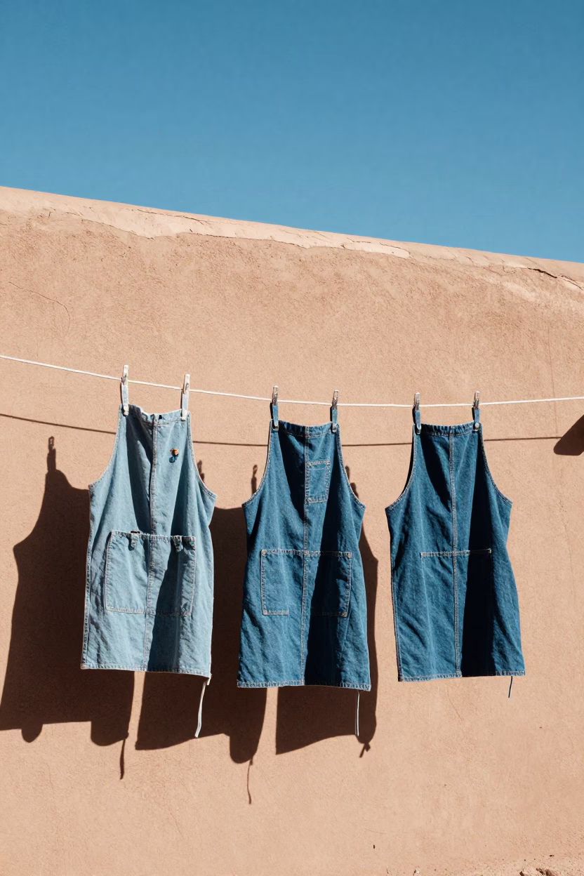 Aprons Drying in Santa Fe in in Santa Fe, New Mexico, United States