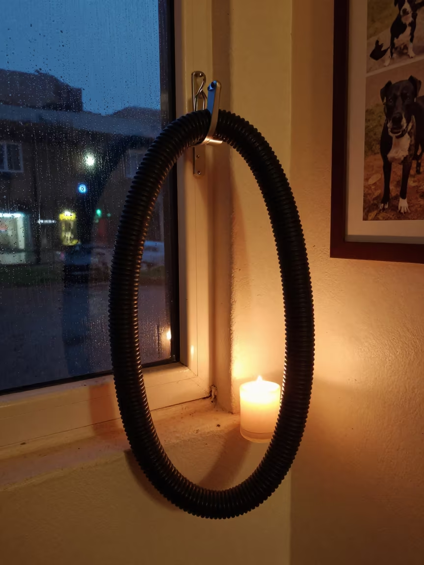 Aquarium Hose Hanger in Kampala Adoption Room in inside an adoption room in Kampala