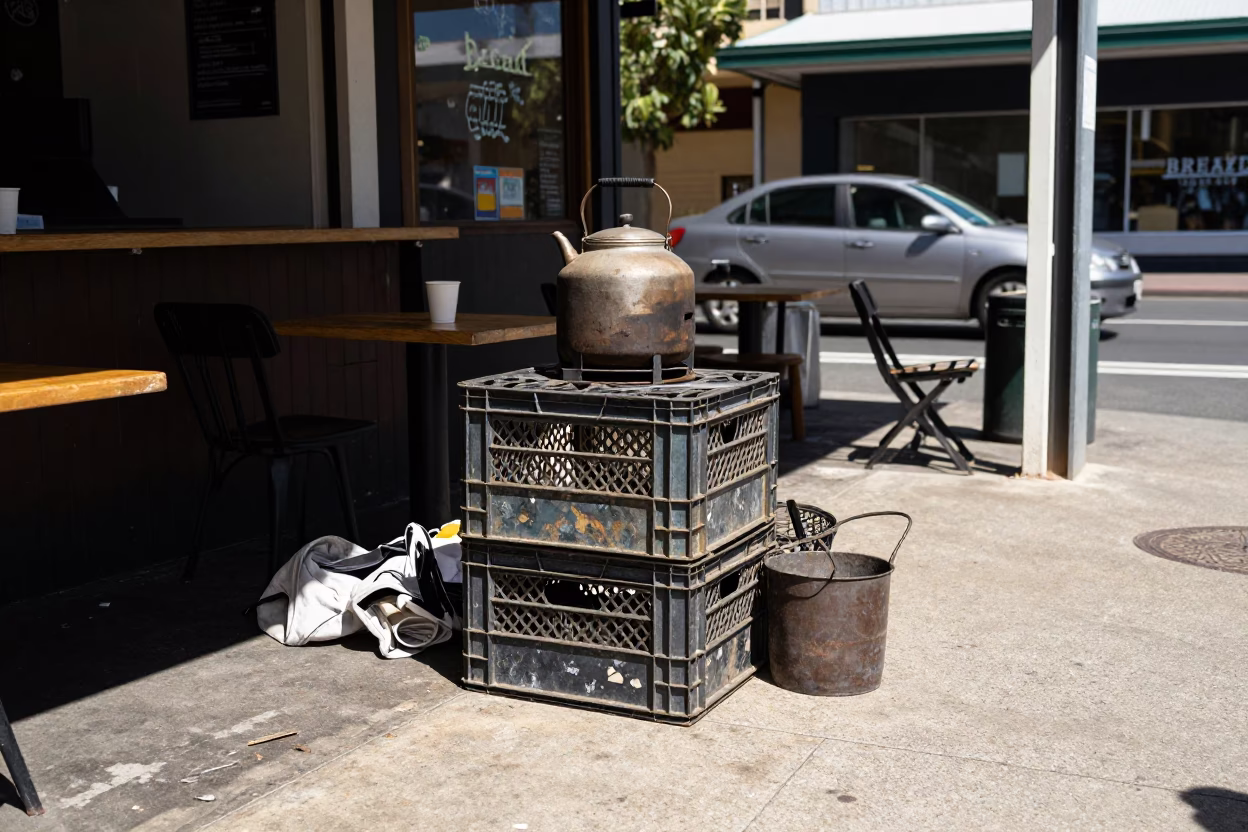 Area Clutter in Perth in in Perth, Western Australia, Australia