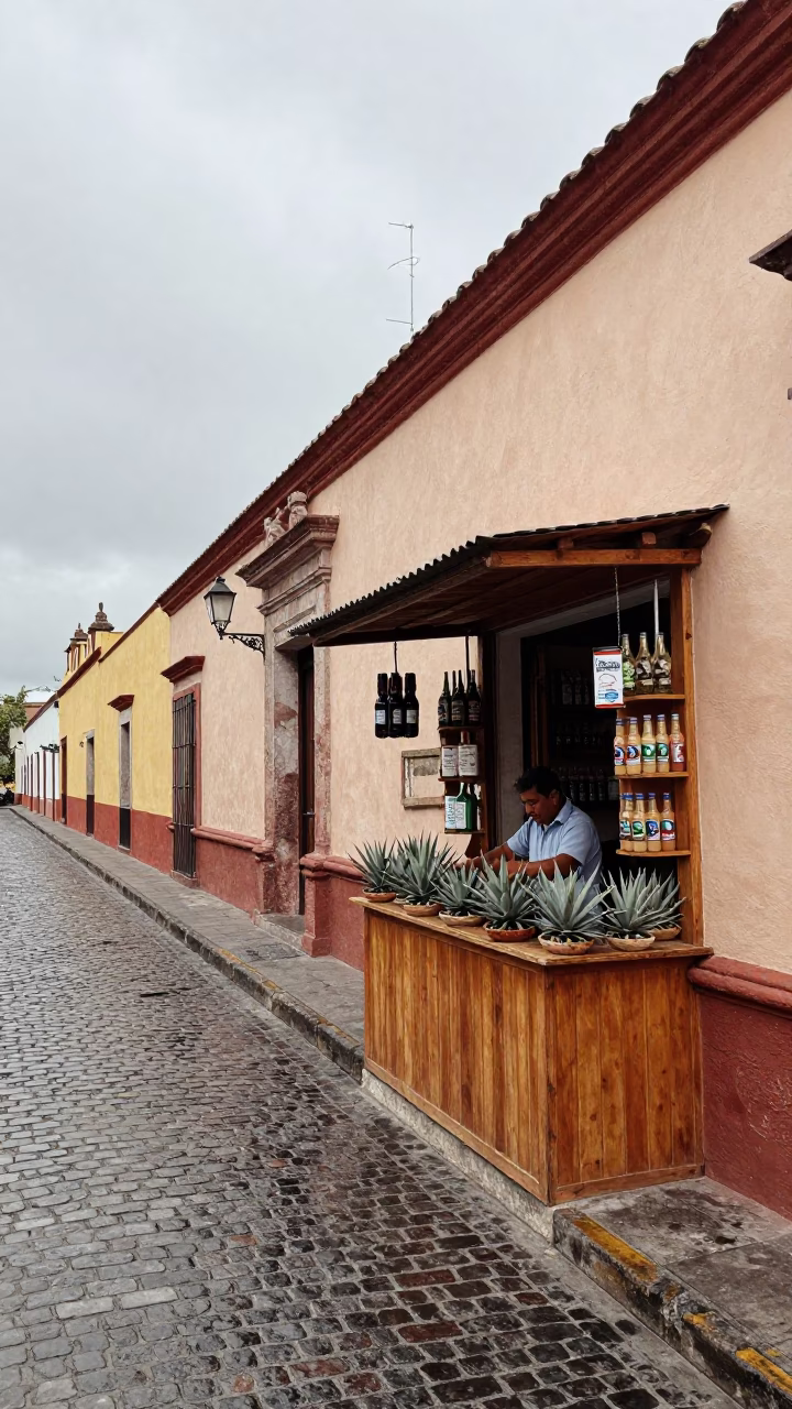 Arranging Agave in Oaxaca in in Oaxaca, Mexico