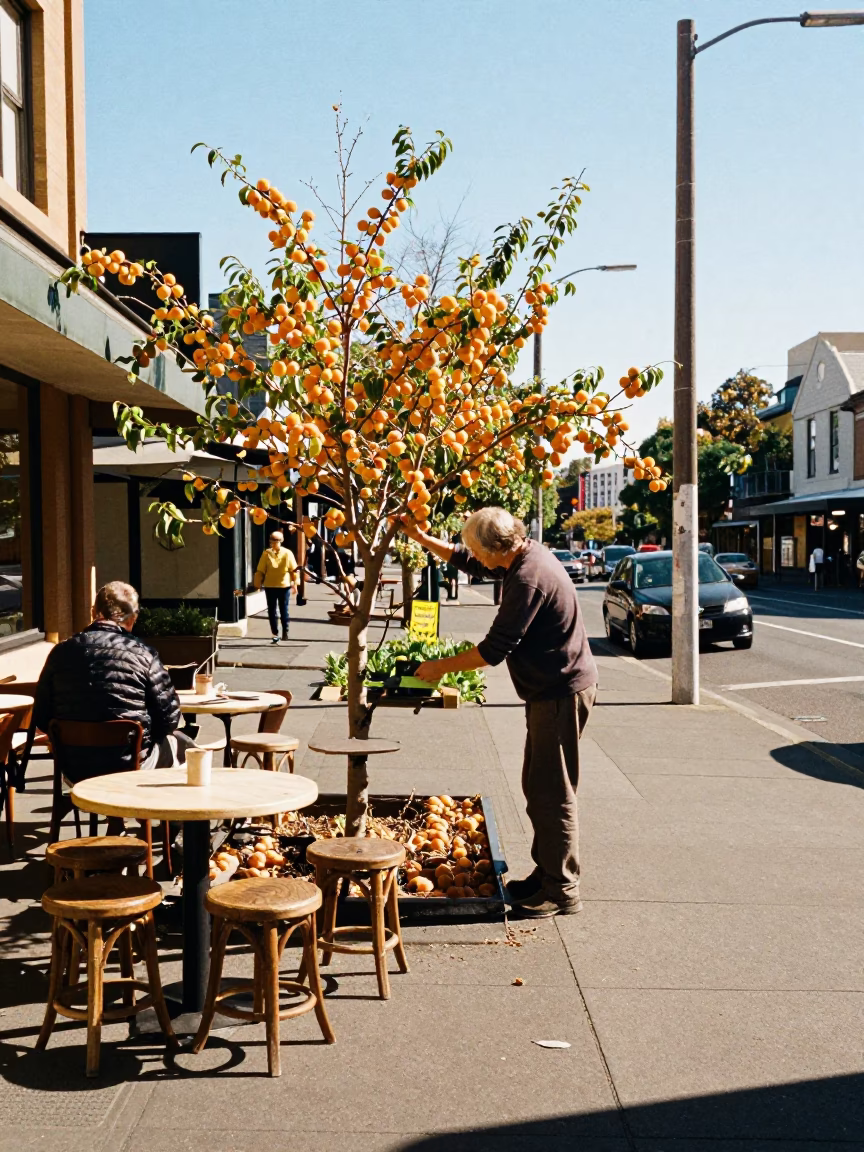 Arranging Apricots in Sydney in in Sydney, New South Wales, Australia