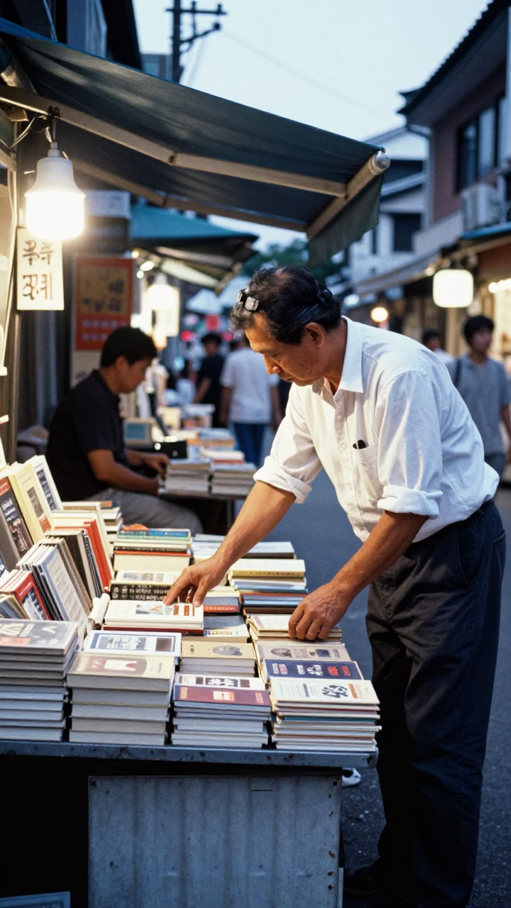Arranging Books in Seoul in in Seoul, South Korea