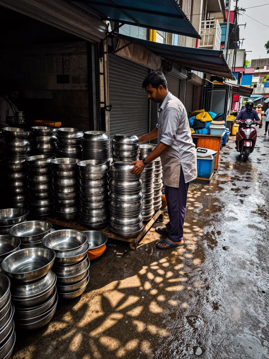 Arranging Bowls in Hyderabad in in Hyderabad, India