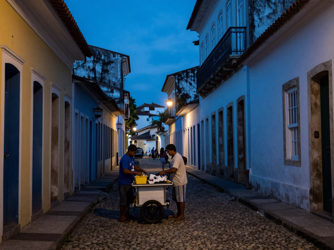 Arranging Cart in Salvador in in Salvador, Brazil
