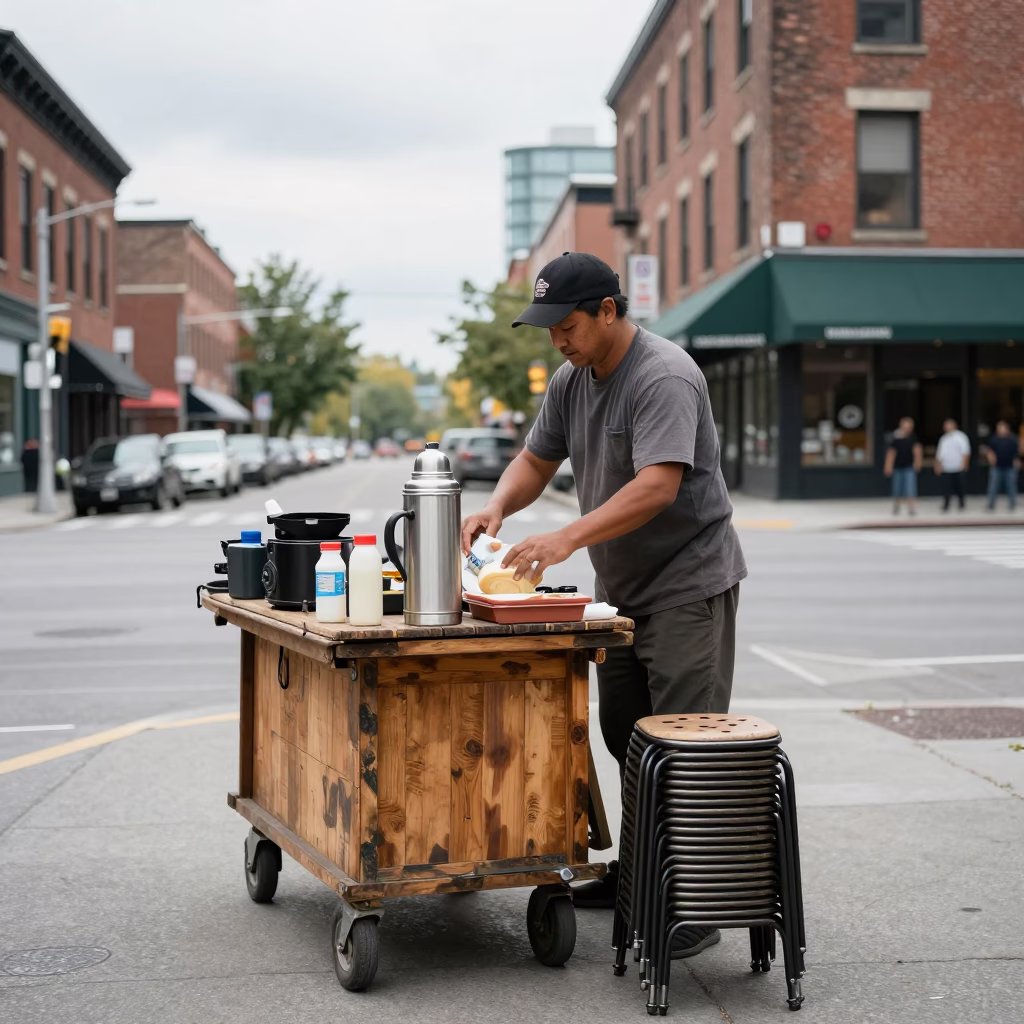Arranging Cart in Toronto in in Toronto, Ontario, Canada