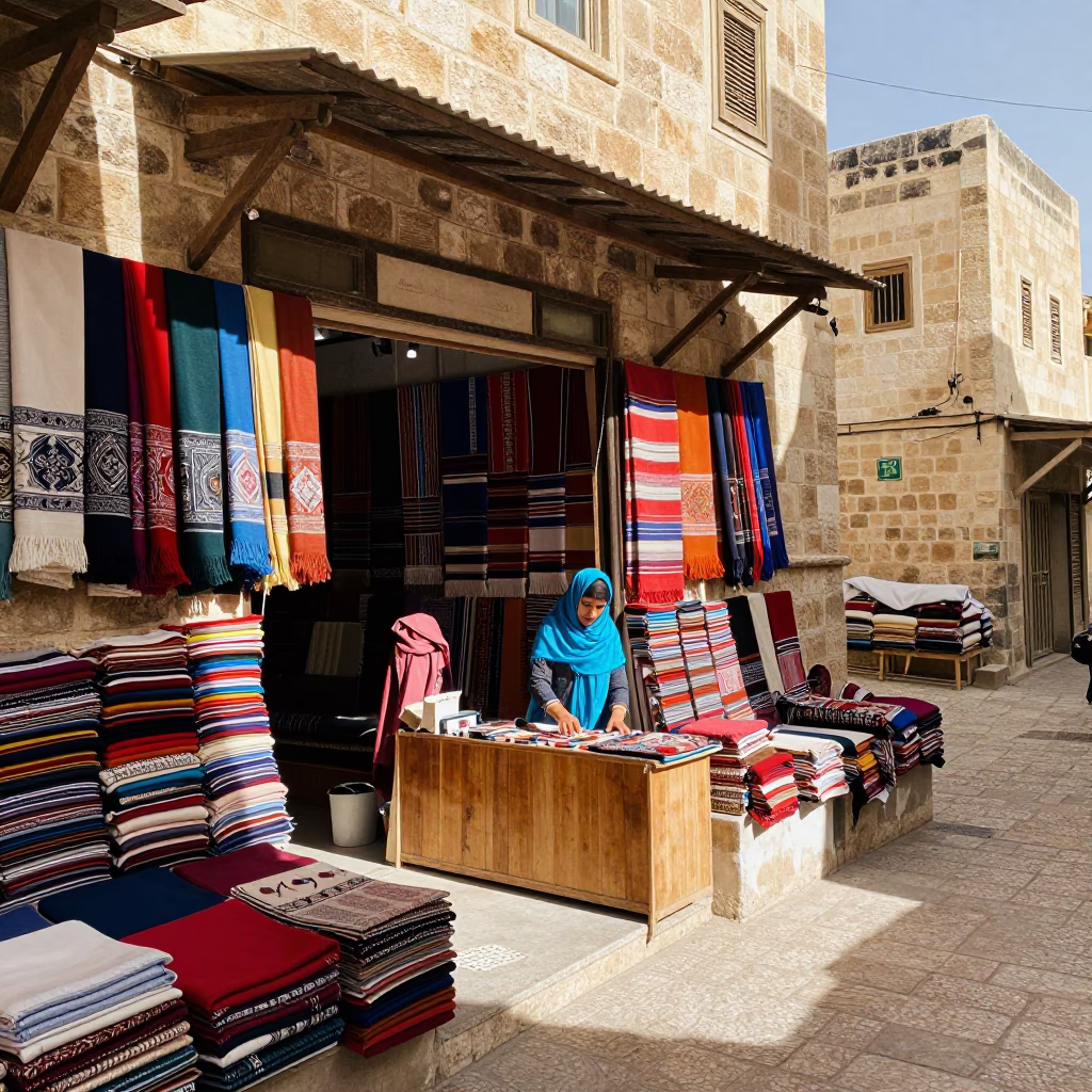 Arranging Fabrics in Amman in in Amman, Jordan