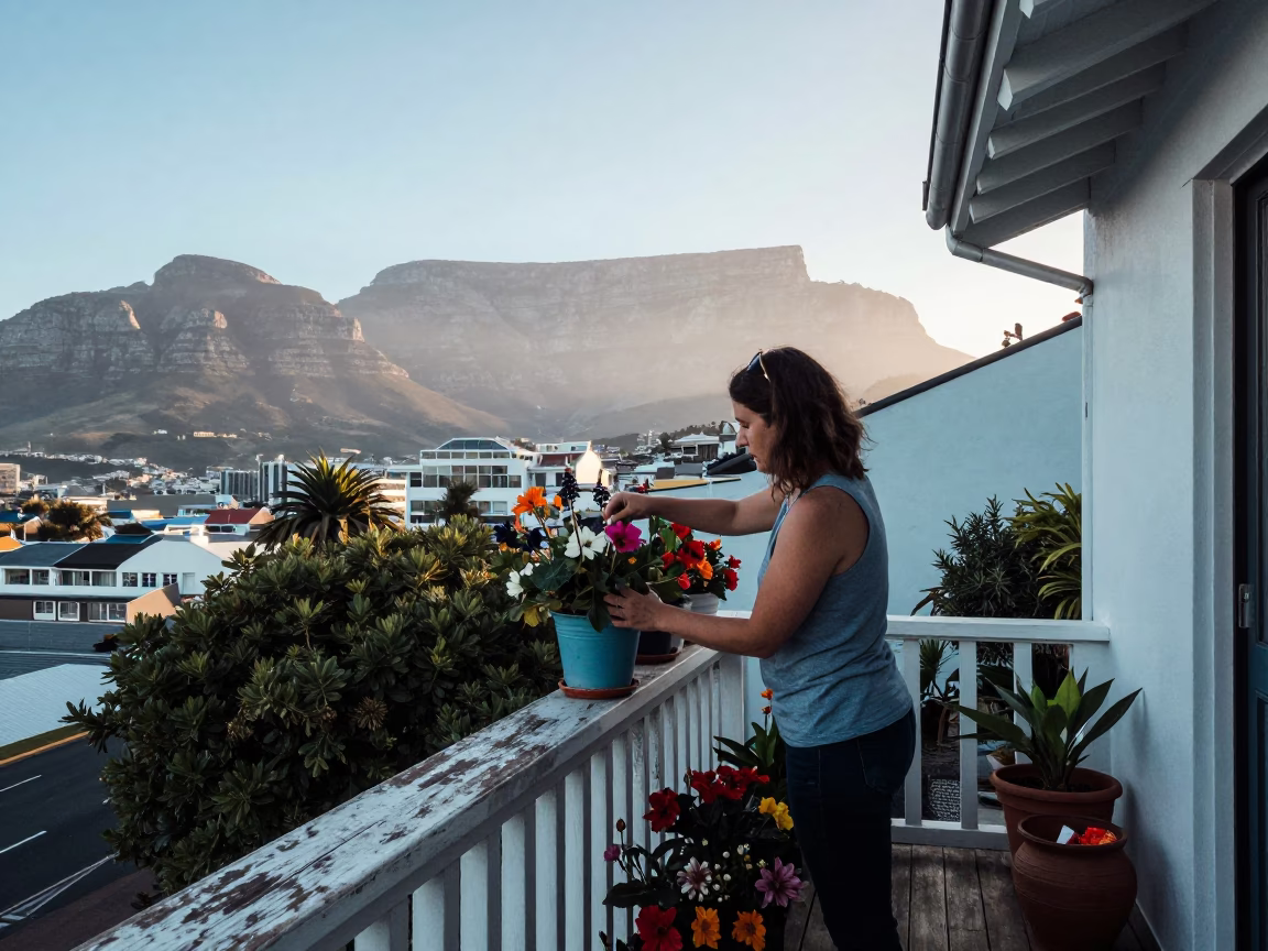Arranging Flowers in Cape Town in in Cape Town, South Africa