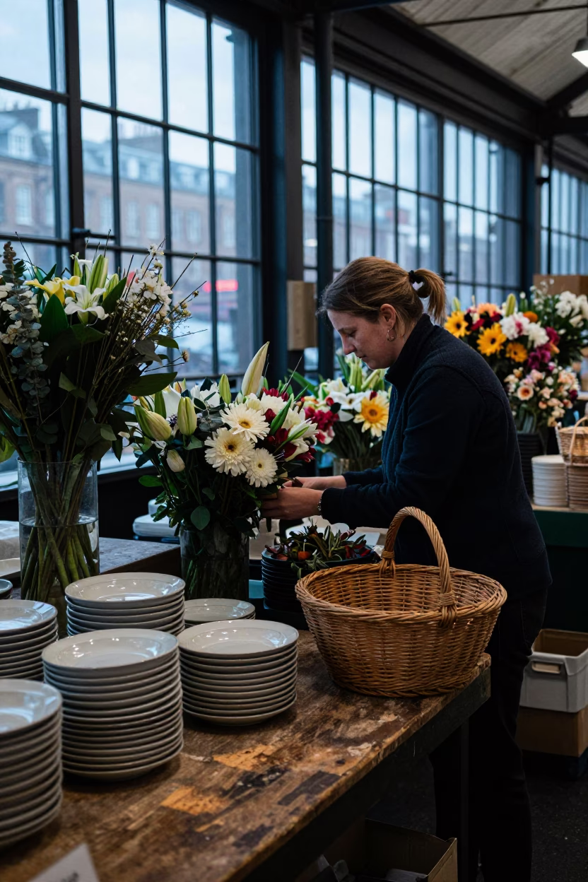 Arranging Flowers in London in in London, United Kingdom