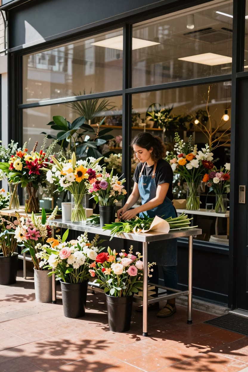 Arranging Flowers in Toronto in in Toronto, Ontario, Canada