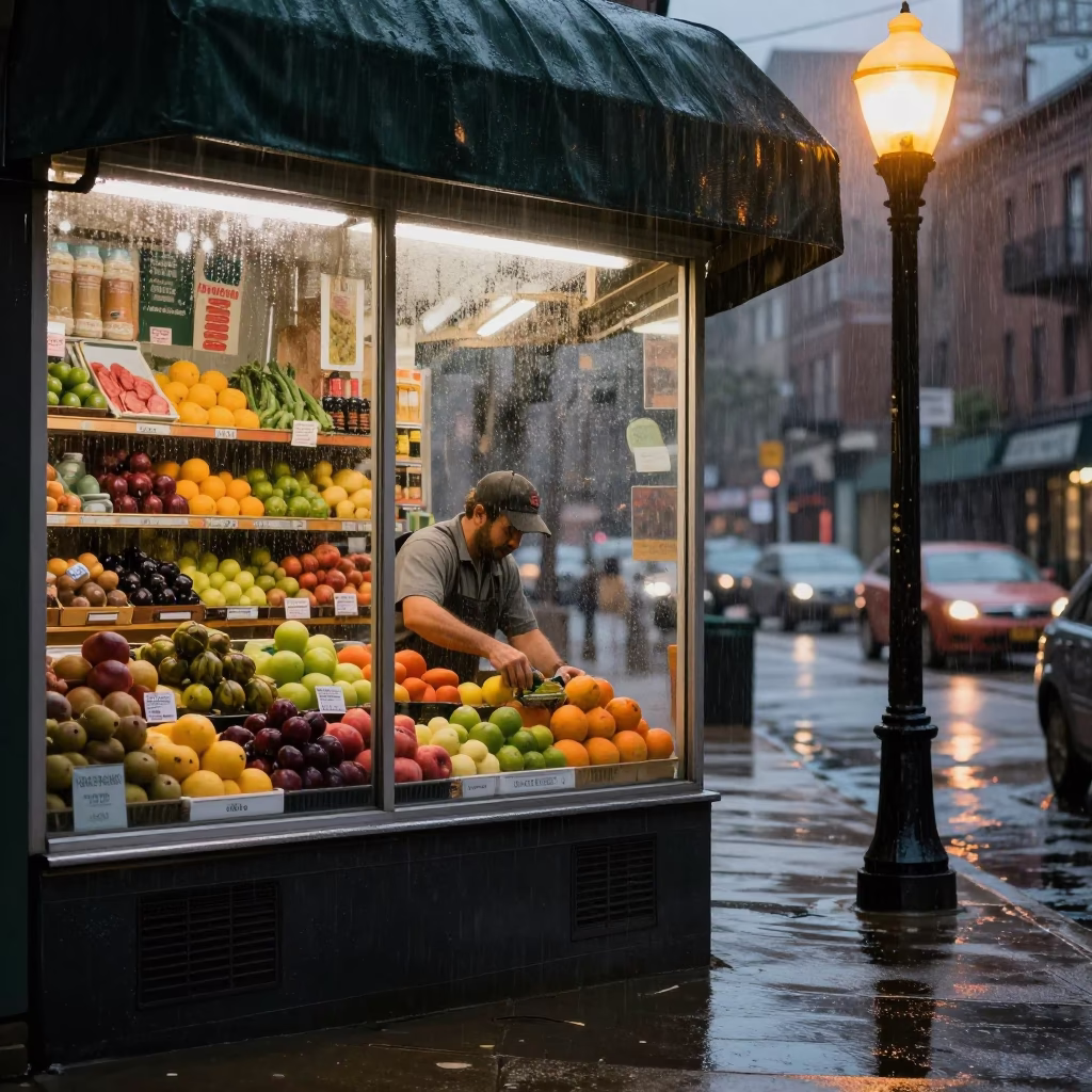 Arranging Fruit in Chicago in in Chicago, Illinois, United States