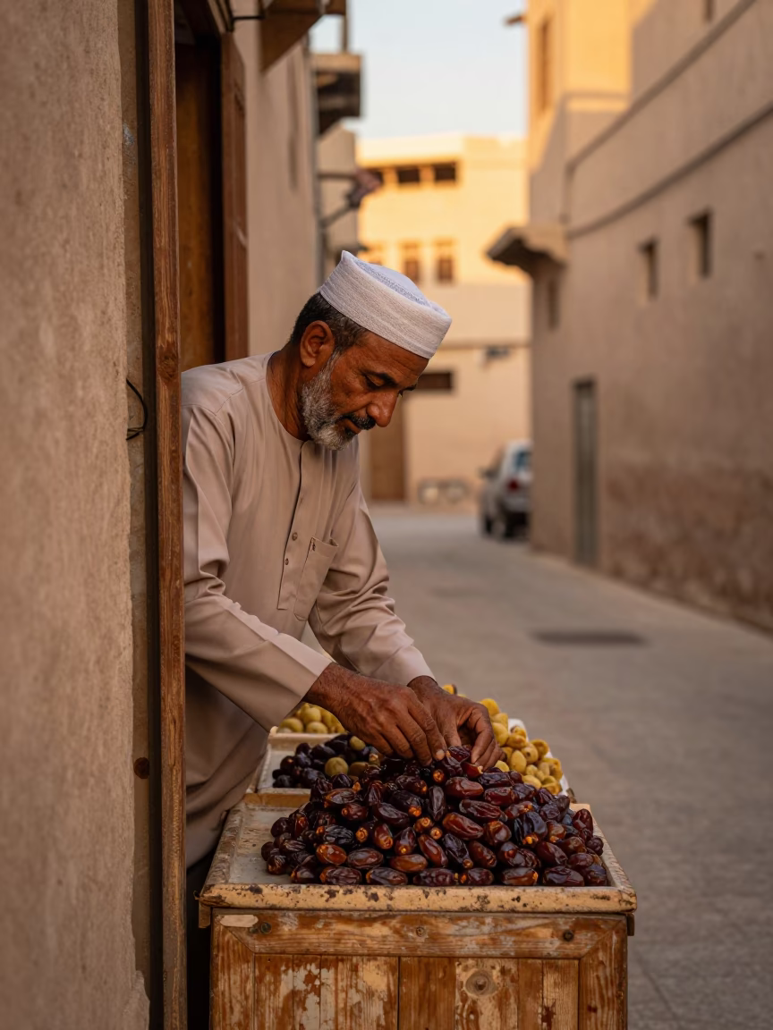 Arranging Fruit in Muscat in in Muscat, Oman