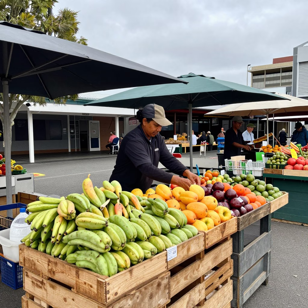 Arranging Fruit in Perth in in Perth, Western Australia, Australia