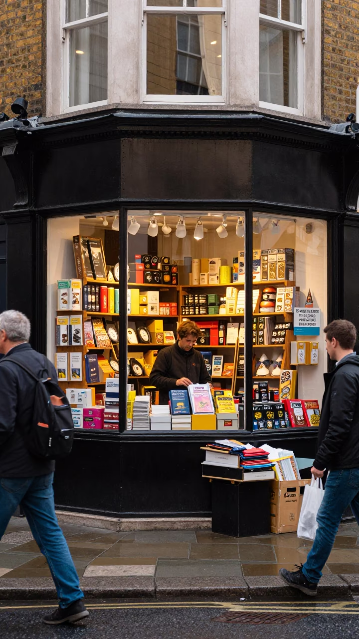 Arranging Goods in London in in London, United Kingdom