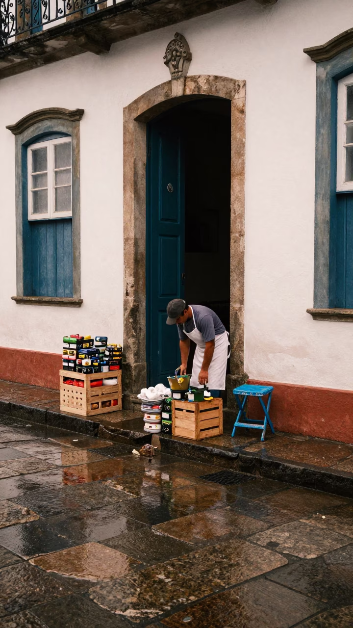 Arranging Goods in Salvador in in Salvador, Brazil