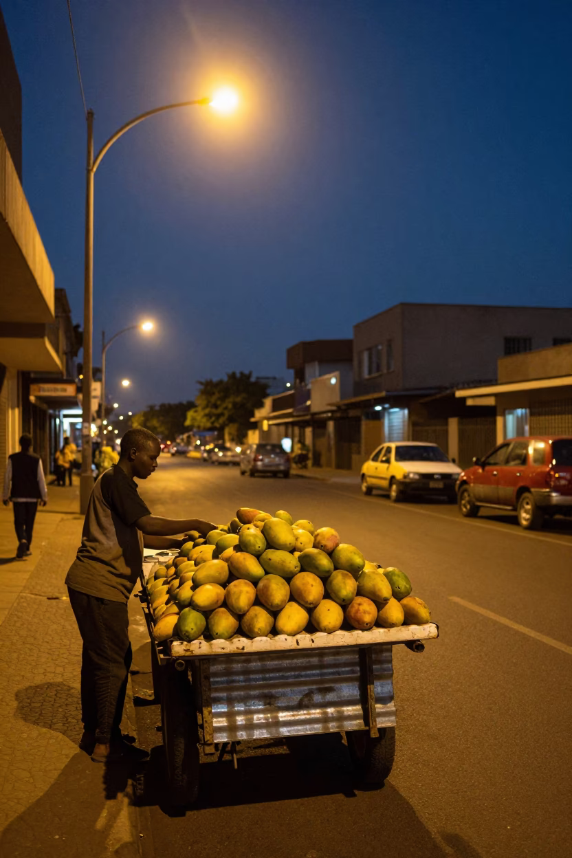 Arranging Mangoes in Johannesburg in in Johannesburg, South Africa