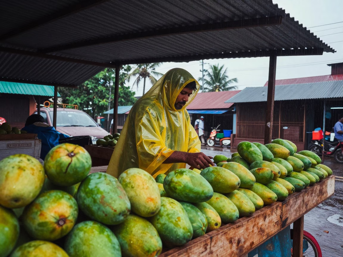 Arranging Mangoes in Kochi in in Kochi, India