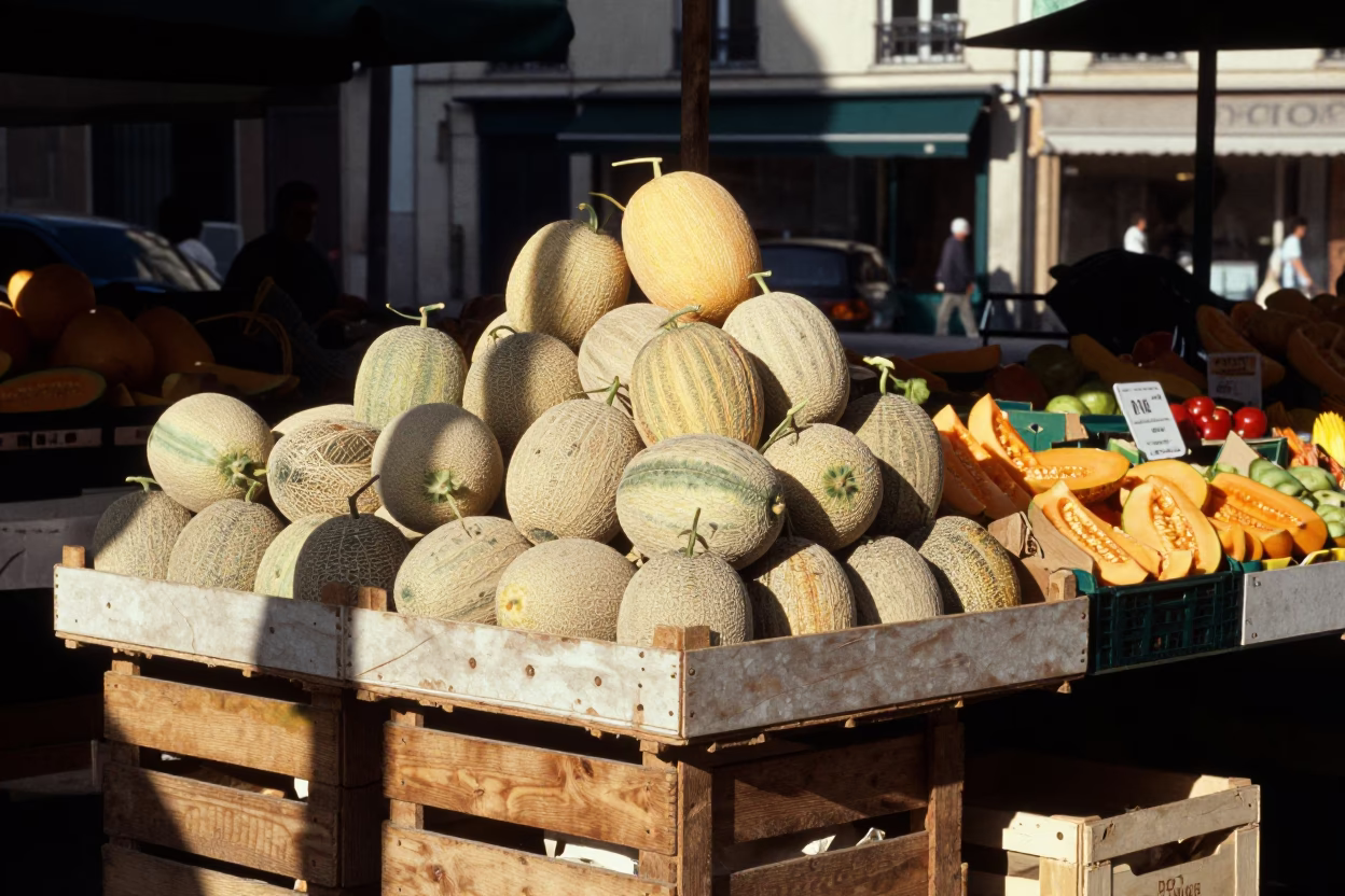 Arranging Melons in Paris in in Paris, France