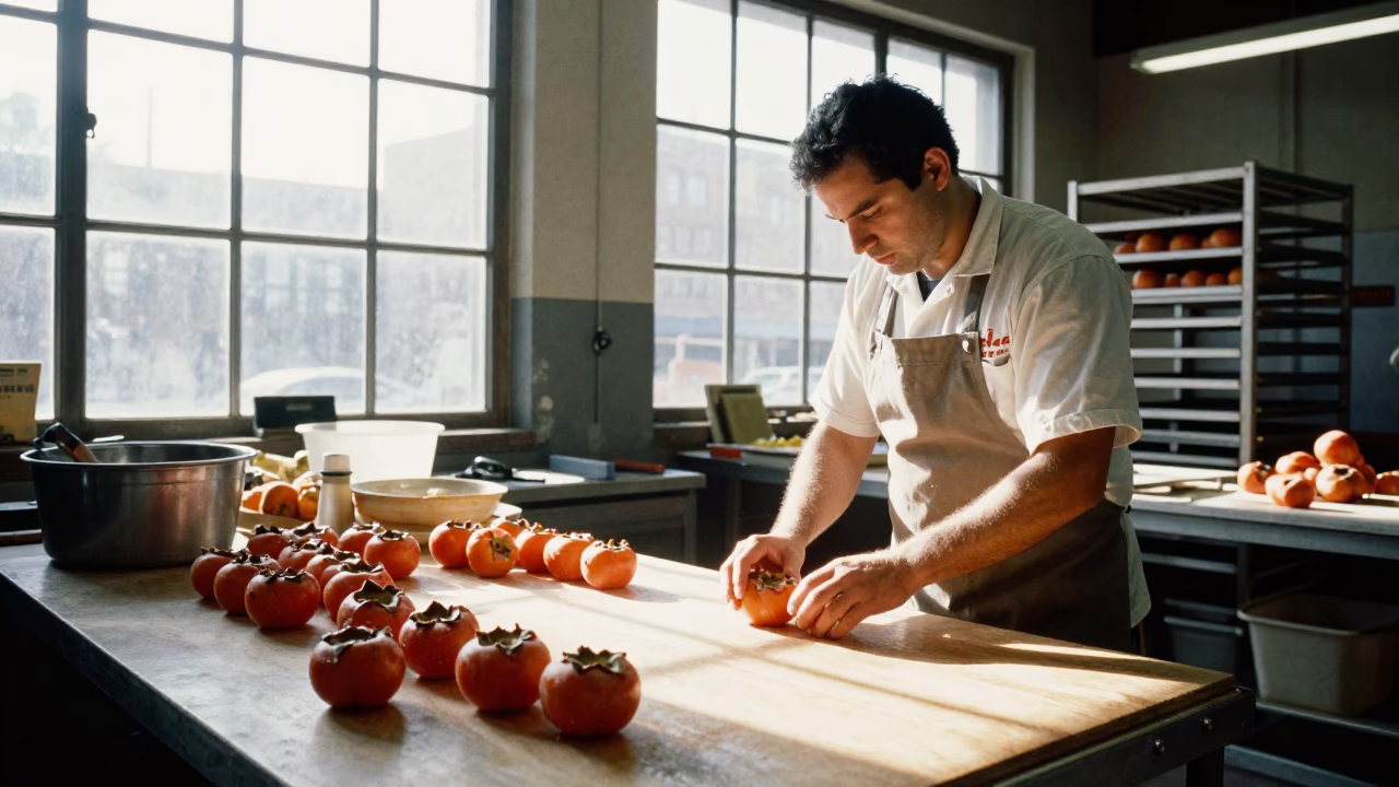 Arranging Persimmons in Chicago in in Chicago, Illinois, United States